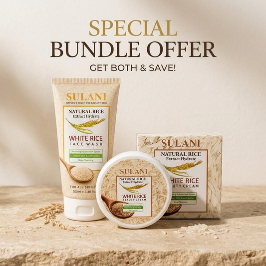 SULANI White Rice Beauty Cream 28gm & Facewash 100gm