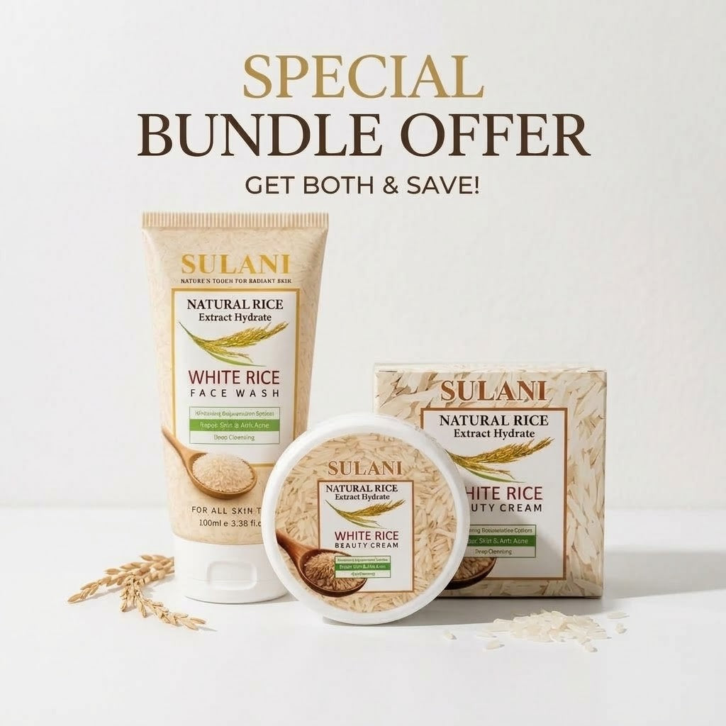 SULANI White Rice Beauty Cream 28gm & Facewash 100gm