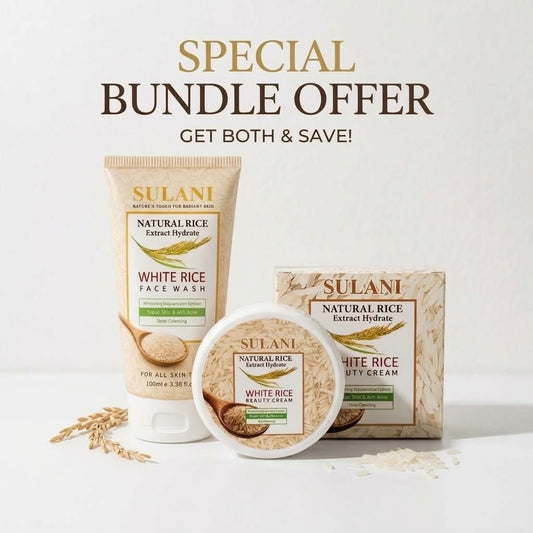SULANI White Rice Beauty Cream 28gm & Facewash 100gm