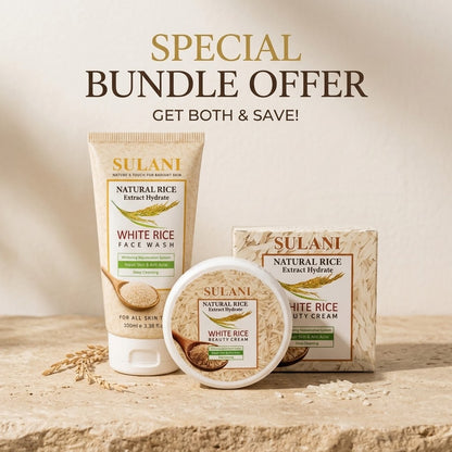 SULANI White Rice Beauty Cream 28gm & Facewash 100gm
