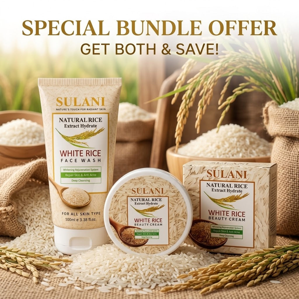 SULANI White Rice Beauty Cream 28gm & Facewash 100gm