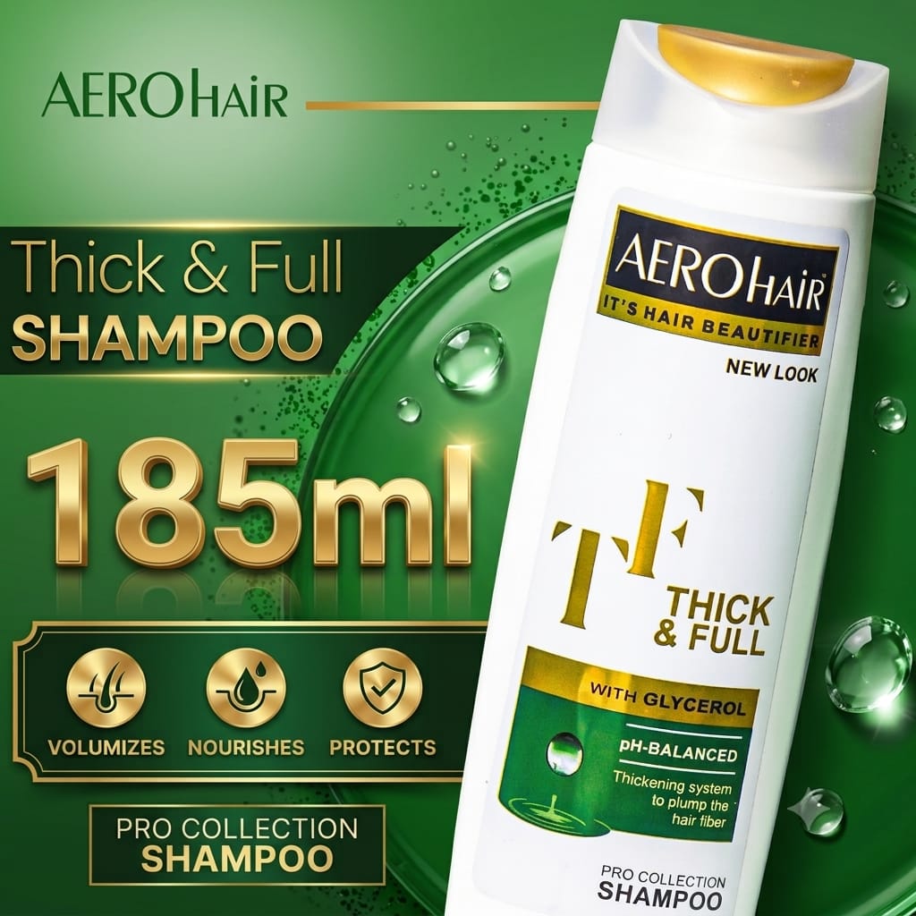 AeroHair Thick & Full Shampoo (185ml)