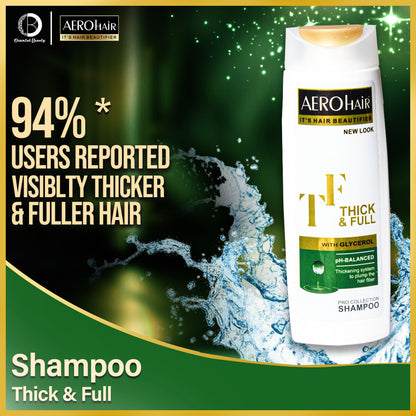 AeroHair Thick & Full Shampoo (185ml)