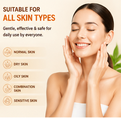 SULANI White Rice Glow Face Wash Daily Glowing 100gm