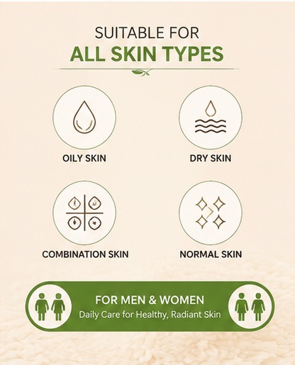 SULANI White Rice Glow Face Wash Daily Glowing 100gm